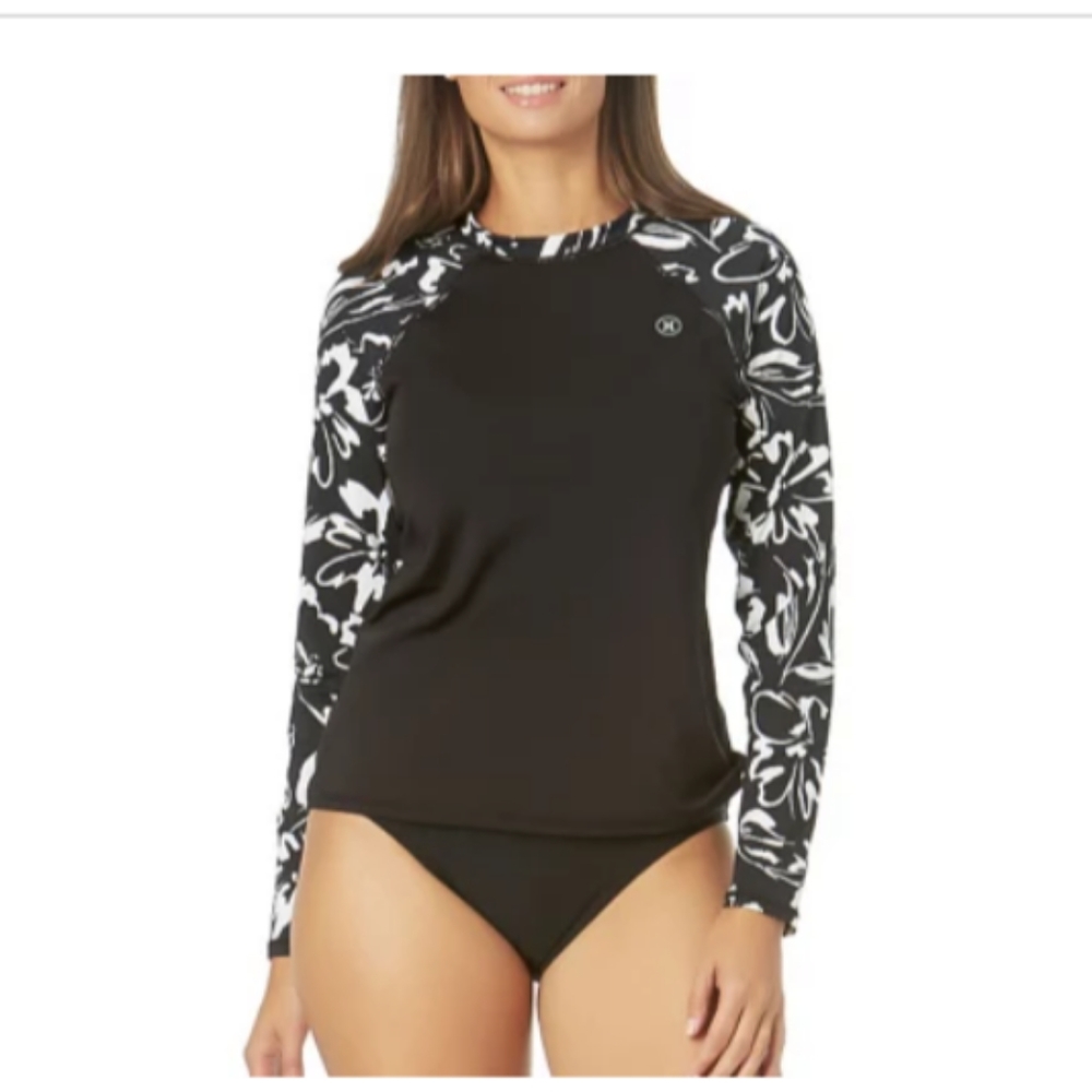 Hurley ladies long sleeve rush guard